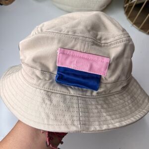 Dutch bros Cargo Cap - Tan Bucket Hat w/ Pocket